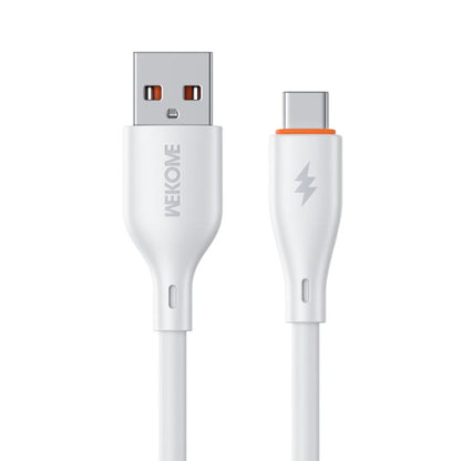 WK WDC-116a 66W USB to Type-C Fast Charging Data Cable, Length: 1m(White) - USB-C & Type-C Cable by WK | Online Shopping UK | buy2fix