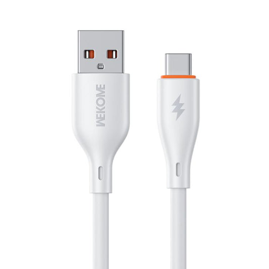 WK WDC-116a 66W USB to Type-C Fast Charging Data Cable, Length: 1m(White) - USB-C & Type-C Cable by WK | Online Shopping UK | buy2fix