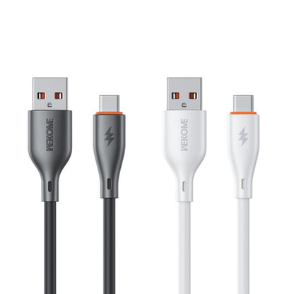 WK WDC-116a 66W USB to Type-C Fast Charging Data Cable, Length: 1m(White) - USB-C & Type-C Cable by WK | Online Shopping UK | buy2fix