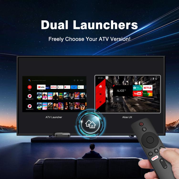 Tanix TX5 Plus Android 14 Smart TV Box with Remote Control, 4GB+32GB, Amlogic S905X5M Quad-Core(UK Plug) - Amlogic S905 by buy2fix | Online Shopping UK | buy2fix