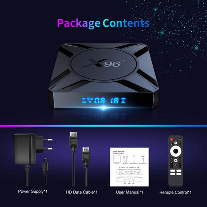 X96 M300 Android 14 Smart TV Box with Remote Control, 4GB+32GB, Amlogic S905X5M Quad-Core(AU Plug) - Amlogic S905 by buy2fix | Online Shopping UK | buy2fix