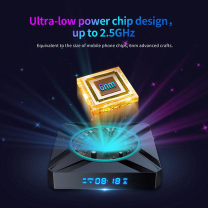 X96 M300 Android 14 Smart TV Box with Remote Control, 4GB+32GB, Amlogic S905X5M Quad-Core(EU Plug) - Amlogic S905 by buy2fix | Online Shopping UK | buy2fix