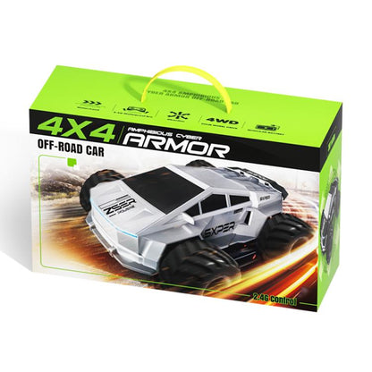 JJR/C Q212 4WD Amphibious Cyber Armor Off-road Remote Control Car(Silver) - RC Cars by JJR/C | Online Shopping UK | buy2fix