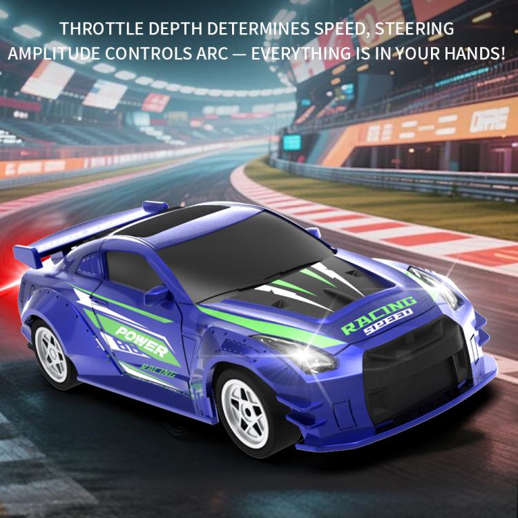 JJR/C C8827 A Q Version Full Scale 4WD Drift Remote Control Car, Style:Gyroscope Version(Blue) - RC Cars by JJR/C | Online Shopping UK | buy2fix