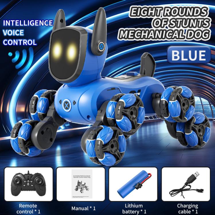 JJR/C Q200 Small Eight-wheeled Multi-function Remote Control Robot Dog(Blue) - RC Cars by JJR/C | Online Shopping UK | buy2fix