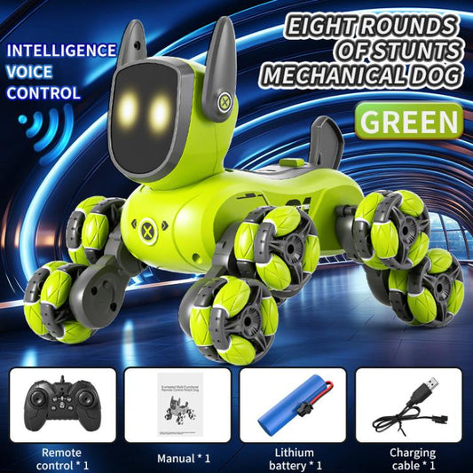 JJR/C Q200 Small Eight-wheeled Multi-function Remote Control Robot Dog(Green) - RC Cars by JJR/C | Online Shopping UK | buy2fix