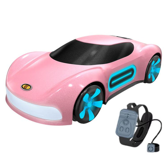 JJR/C Q206 A Future Technology New Energy Concept Remote Control Car, Style:Dual Control(Pink)
