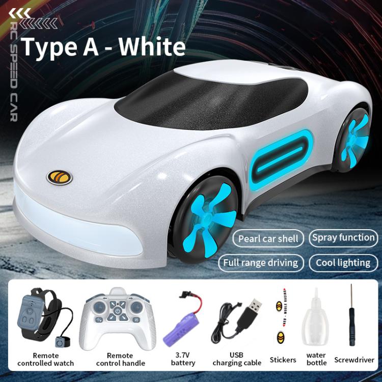 JJR/C Q206 A Future Technology New Energy Concept Remote Control Car, Style:Dual Control(White) - RC Cars by JJR/C | Online Shopping UK | buy2fix