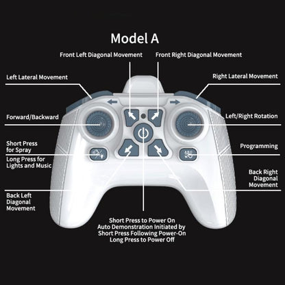 JJR/C Q206 A Future Technology New Energy Concept Remote Control Car, Style:Dual Control(White) - RC Cars by JJR/C | Online Shopping UK | buy2fix