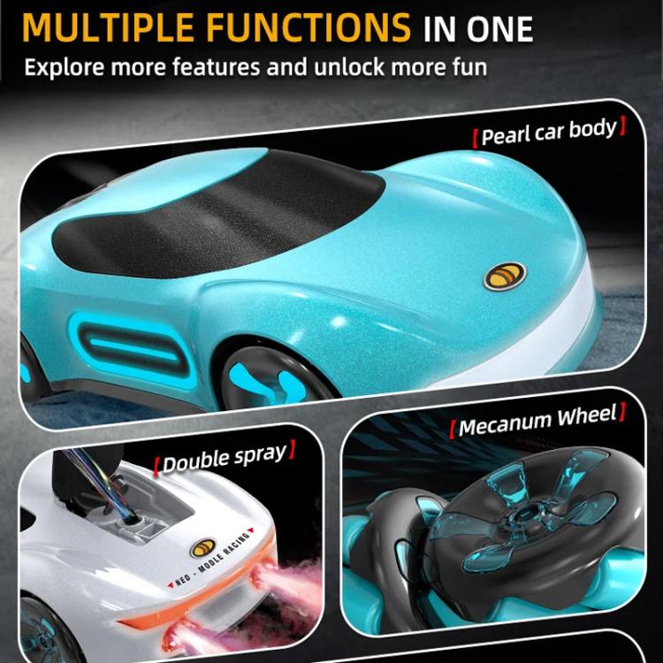 JJR/C Q206 A Future Technology New Energy Concept Remote Control Car, Style:Dual Control(Blue) - RC Cars by JJR/C | Online Shopping UK | buy2fix