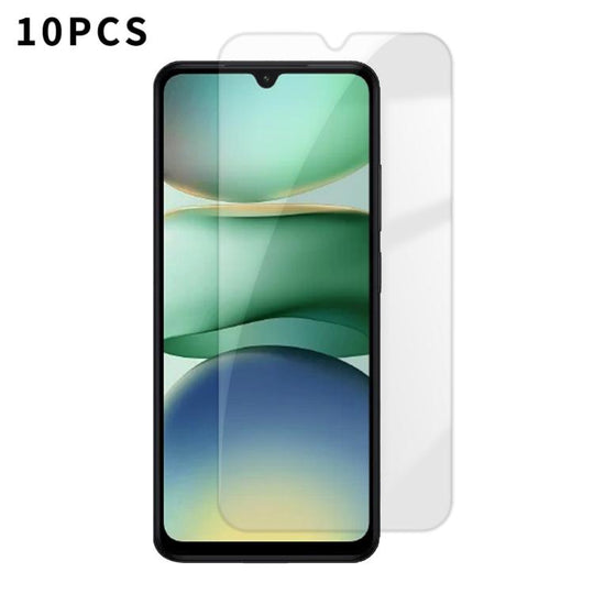 For Redmi A5 4G 171.7mm EU Kalebol 10pcs High-Aluminum Semi-Screen Anti-Fingerprint HD Tempered Glass Film