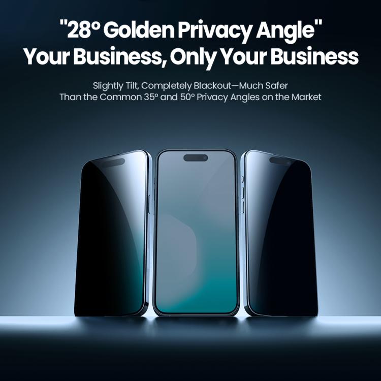 For iPhone 17 Pro NILLKIN Guardian Full Coverage Privacy Tempered Glass Film with Dust-free Cabin - iPhone 17 Pro Tempered Glass by NILLKIN | Online Shopping UK | buy2fix