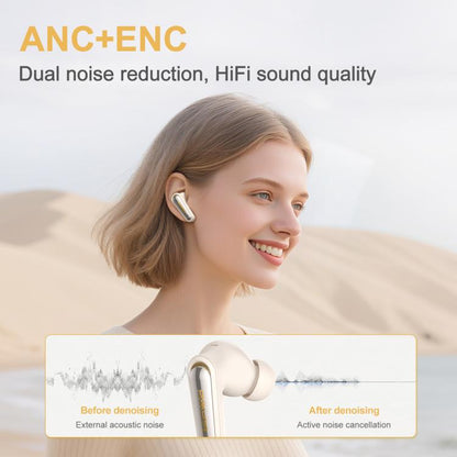 ONIKUMA TX610 Dual Mode 2.4G Receiver and Wireless Bluetooth Earphone(Beige) - Bluetooth Earphone by ONIKUMA | Online Shopping UK | buy2fix