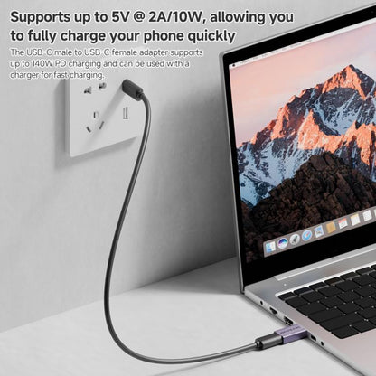 USB Charging Data Protection Blocker, Port:Type-C Male to Type-C Female(Silver) - OTG Adapter by buy2fix | Online Shopping UK | buy2fix