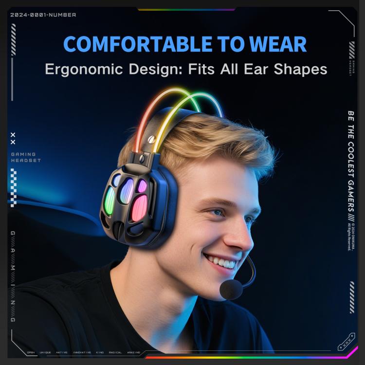 ONIKUMA X89 RGB Wired Earphone with Microphone(Black) - Multimedia Headset by ONIKUMA | Online Shopping UK | buy2fix