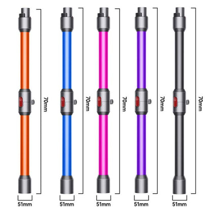 Metal Folding Extension Rod For Dyson V7 / V8 / V10 / V11 / V15 Vacuum Cleaner(Orange) - For Dyson Accessories by buy2fix | Online Shopping UK | buy2fix