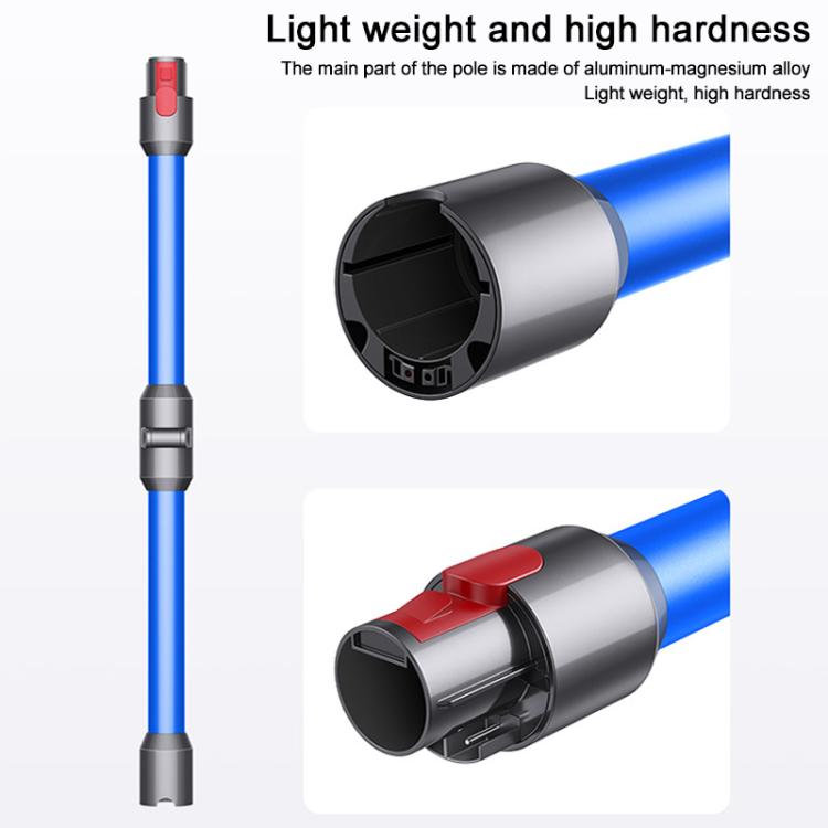 Metal Folding Extension Rod For Dyson V7 / V8 / V10 / V11 / V15 Vacuum Cleaner(Purple) - For Dyson Accessories by buy2fix | Online Shopping UK | buy2fix