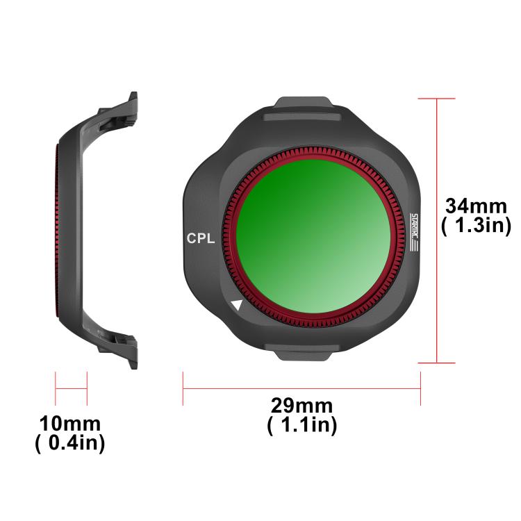For DJI Mini 5 Pro STARTRC Camera Lens Filter, Filter:4 in 1 CPL ND8/32/128 - Lens Filter by STARTRC | Online Shopping UK | buy2fix
