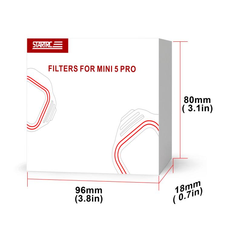 For DJI Mini 5 Pro STARTRC Camera Lens Filter, Filter:4 in 1 CPL ND16/64 NIGHT - Lens Filter by STARTRC | Online Shopping UK | buy2fix