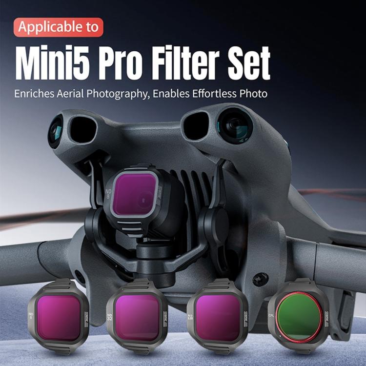 For DJI Mini 5 Pro STARTRC Camera Lens Filter, Filter:4 in 1 CPL ND16/64 NIGHT - Lens Filter by STARTRC | Online Shopping UK | buy2fix