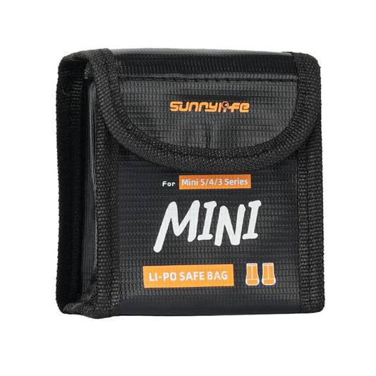 For DJI Mini 5 / 4 / 3 Series Sunnylife Battery Explosion-proof Safe Bag Protective Li-Po Safe Bag(For 2pcs Batteries) - Carry Cases & Bags by Sunnylife | Online Shopping UK | buy2fix