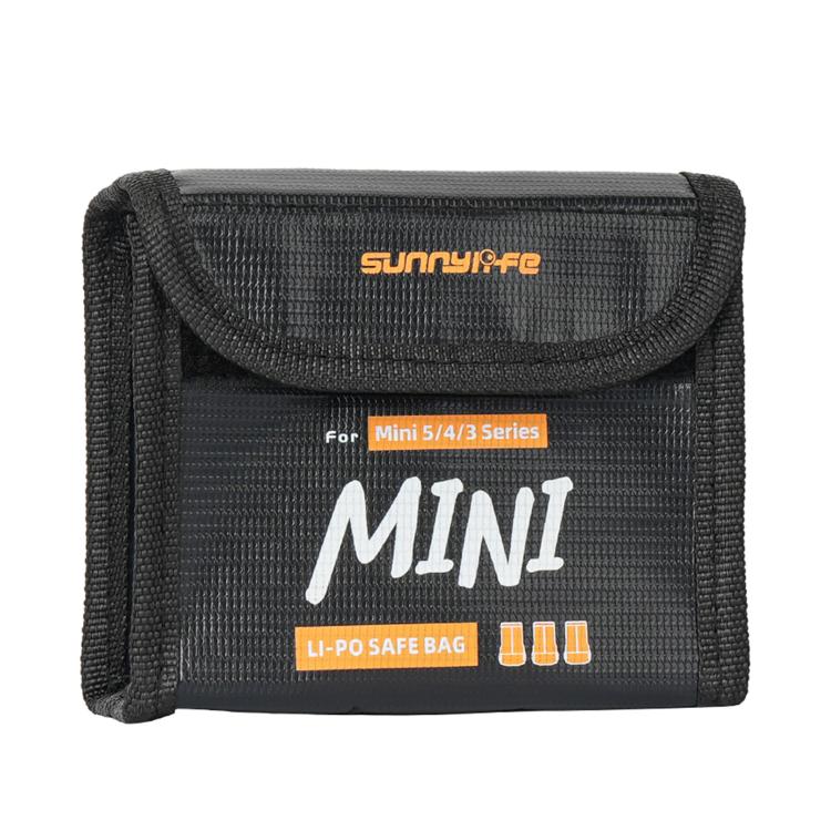 For DJI Mini 5 / 4 / 3 Series Sunnylife Battery Explosion-proof Safe Bag Protective Li-Po Safe Bag(For 3pcs Batteries) - Carry Cases & Bags by Sunnylife | Online Shopping UK | buy2fix