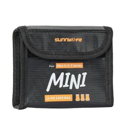 For DJI Mini 5 / 4 / 3 Series Sunnylife Battery Explosion-proof Safe Bag Protective Li-Po Safe Bag(For 3pcs Batteries) - Carry Cases & Bags by Sunnylife | Online Shopping UK | buy2fix