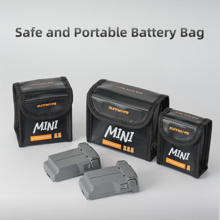 For DJI Mini 5 / 4 / 3 Series Sunnylife Battery Explosion-proof Safe Bag Protective Li-Po Safe Bag(For 1pc Battery) - Carry Cases & Bags by Sunnylife | Online Shopping UK | buy2fix