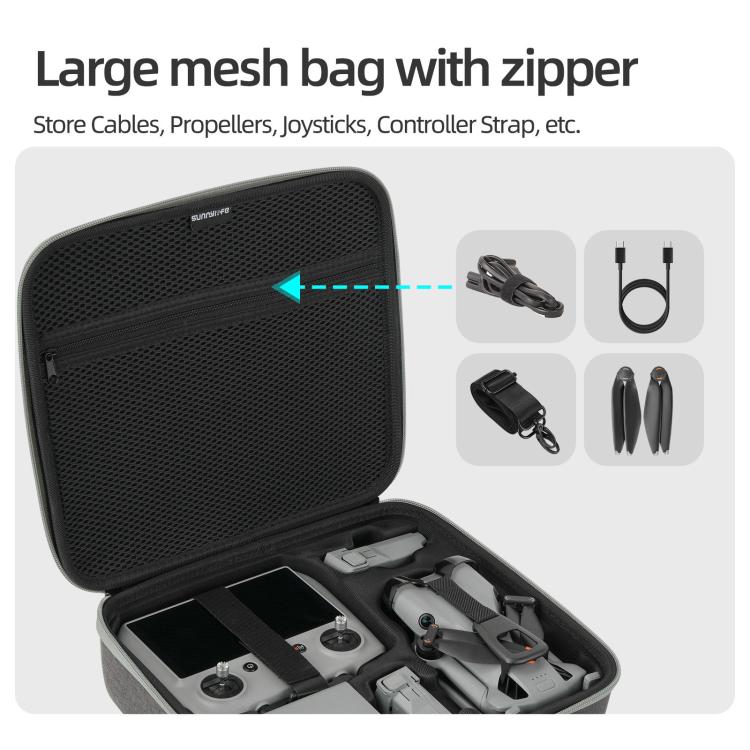 Sunnylife Carrying Hard Travel Storage Bag For DJI Mini 5 Pro Batteries Combo Bag - Carry Cases & Bags by Sunnylife | Online Shopping UK | buy2fix