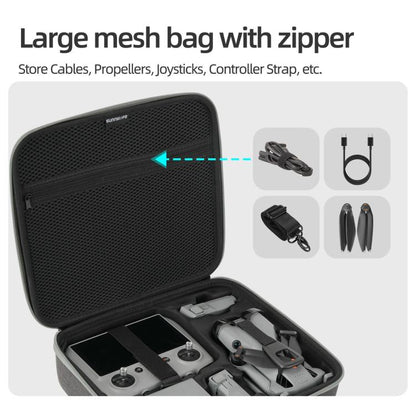 Sunnylife Carrying Hard Travel Storage Bag For DJI Mini 5 Pro Batteries Combo Bag - Carry Cases & Bags by Sunnylife | Online Shopping UK | buy2fix