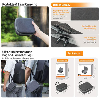 Sunnylife Carrying Hard Travel Storage Bag For DJI Mini 5 Pro Drone Body Bag - Carry Cases & Bags by Sunnylife | Online Shopping UK | buy2fix