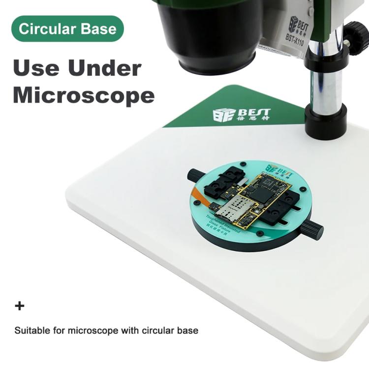 BEST BST-001X Ring-Shaped Toughened Heat Insulated Motherboard Repair Glass Fixture - Repair Fixture by BEST | Online Shopping UK | buy2fix