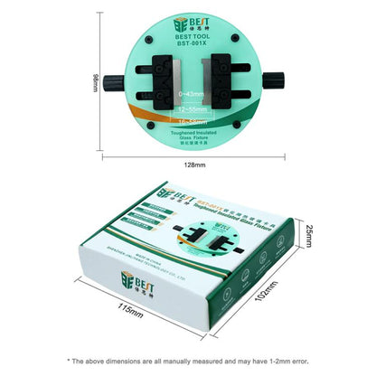 BEST BST-001X Ring-Shaped Toughened Heat Insulated Motherboard Repair Glass Fixture - Repair Fixture by BEST | Online Shopping UK | buy2fix