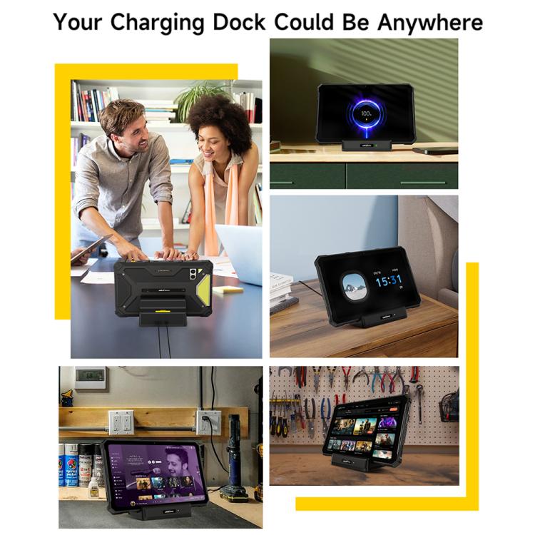 Ulefone 10W Desk Charging Dock For Armor Pad 4 Series(Black) - Dock Charger by Ulefone | Online Shopping UK | buy2fix