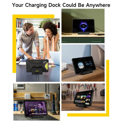 Ulefone 10W Desk Charging Dock For Armor Pad 4 Series(Black) - Dock Charger by Ulefone | Online Shopping UK | buy2fix