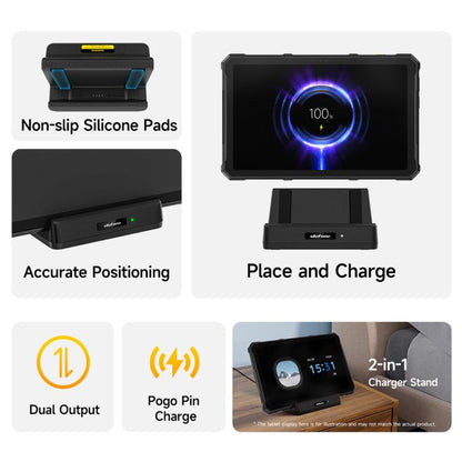 Ulefone 10W Desk Charging Dock For Armor Pad 4 Series(Black) - Dock Charger by Ulefone | Online Shopping UK | buy2fix