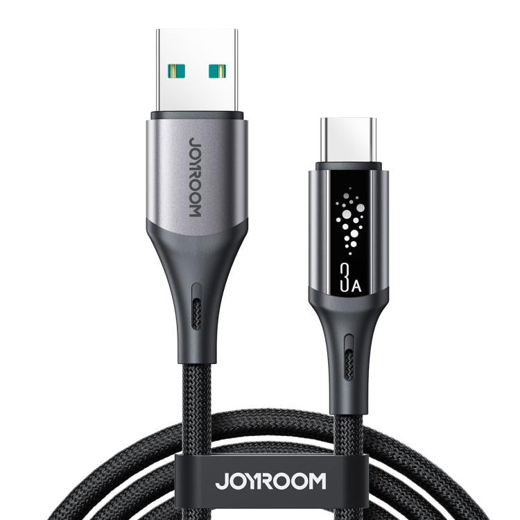JOYROOM S-A60 StarTalk Series 3A USB to Type-C Data Cable, Cable Length: 1.2m(Black) - USB-C & Type-C Cable by JOYROOM | Online Shopping UK | buy2fix