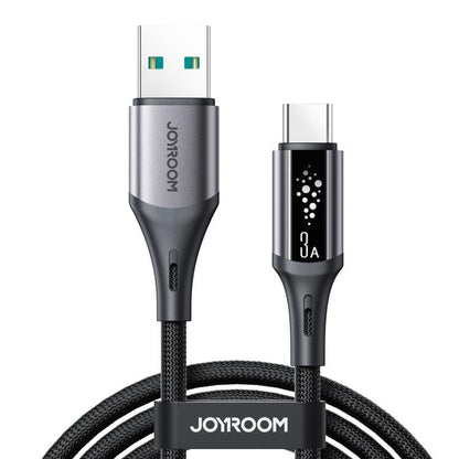 JOYROOM S-A60 StarTalk Series 3A USB to Type-C Data Cable, Cable Length: 1.2m(Black) - USB-C & Type-C Cable by JOYROOM | Online Shopping UK | buy2fix