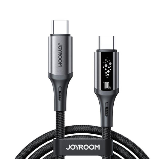 JOYROOM S-A60 StarTalk Series 100W Type-C to Type-C Fast Charging Data Cable, Length: 1.2m(Black) - USB-C & Type-C Cable by JOYROOM | Online Shopping UK | buy2fix