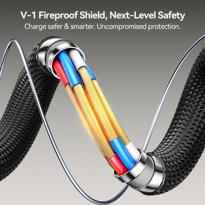 JOYROOM S-A60 StarTalk Series 100W Type-C to Type-C Fast Charging Data Cable, Length: 1.2m(Black) - USB-C & Type-C Cable by JOYROOM | Online Shopping UK | buy2fix