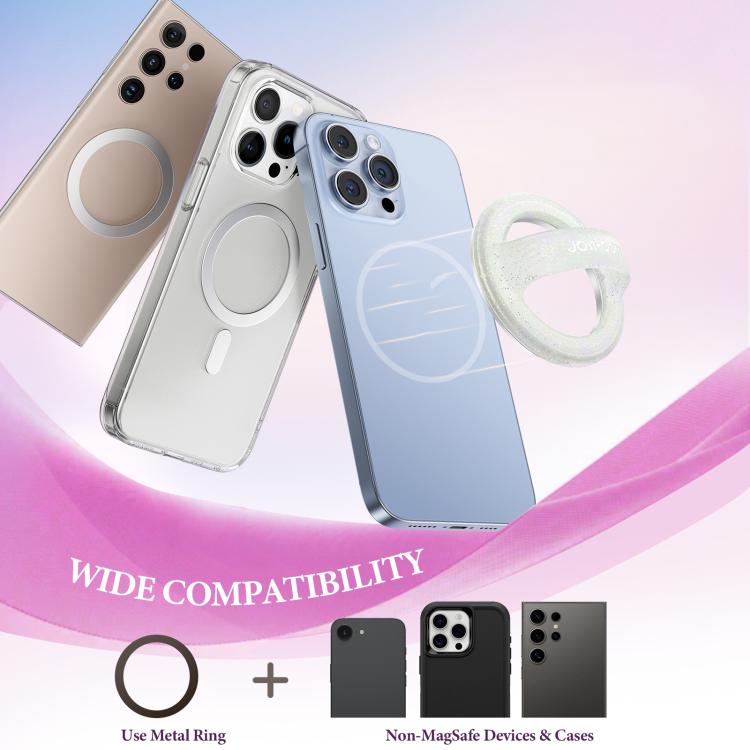 JOYROOM JR-ZS500 Magnetic Phone Ring Holder(White) - Ring Holder by JOYROOM | Online Shopping UK | buy2fix