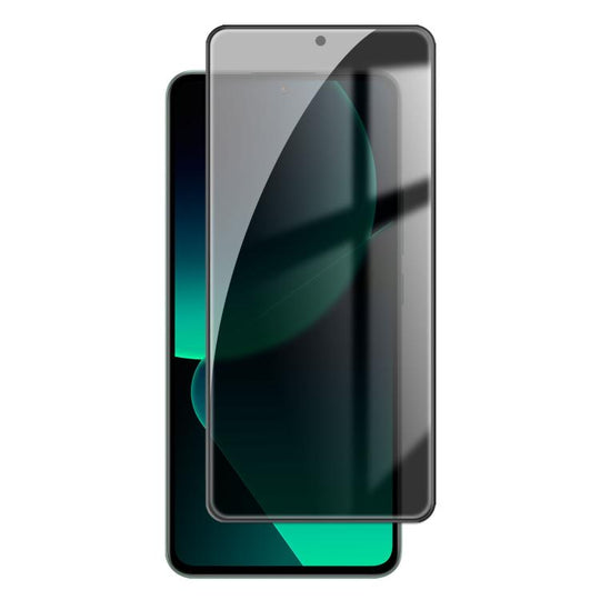 For Xiaomi 13T Kalebol High-Aluminum Screen-Printed Full-Coverage Black-Border Privacy Tempered Glass Film