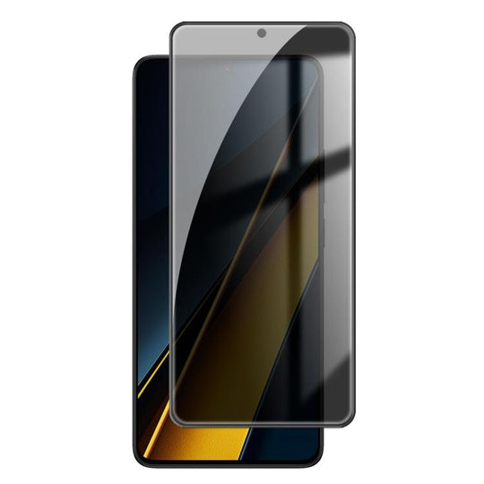 For Xiaomi Poco X6 Pro 5G Kalebol High-Aluminum Screen-Printed Full-Coverage Black-Border Privacy Tempered Glass Film