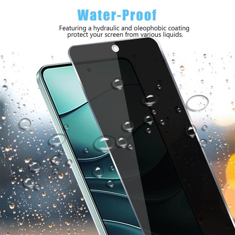 For Xiaomi 17 Pro Max Kalebol High-Aluminum Screen-Printed Full-Coverage Black-Border Privacy Tempered Glass Film - 17 Pro Max Tempered Glass by Kalebol | Online Shopping UK | buy2fix