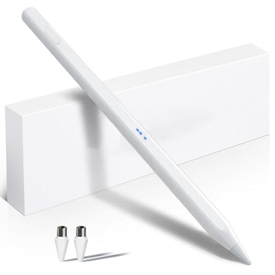 DP01 Type-C Rechargeable Magnetic Stylus with 2 Replacement Nibs(White)