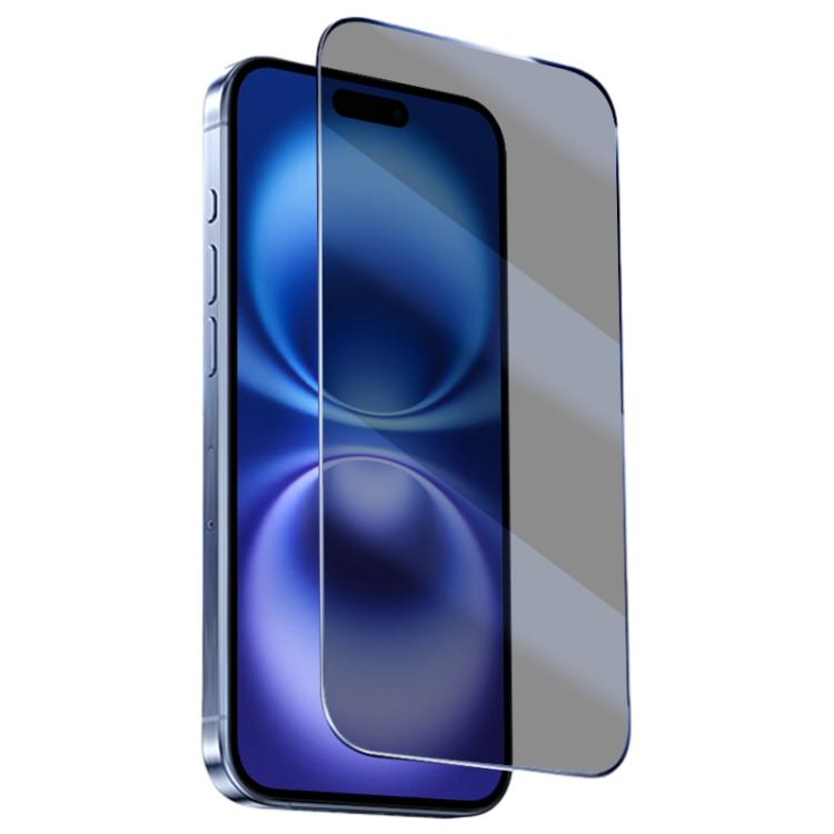 For iPhone 16 / 15 REMAX 0.15mm Privacy Tempered Glass Film - iPhone 16 Tempered Glass by REMAX | Online Shopping UK | buy2fix