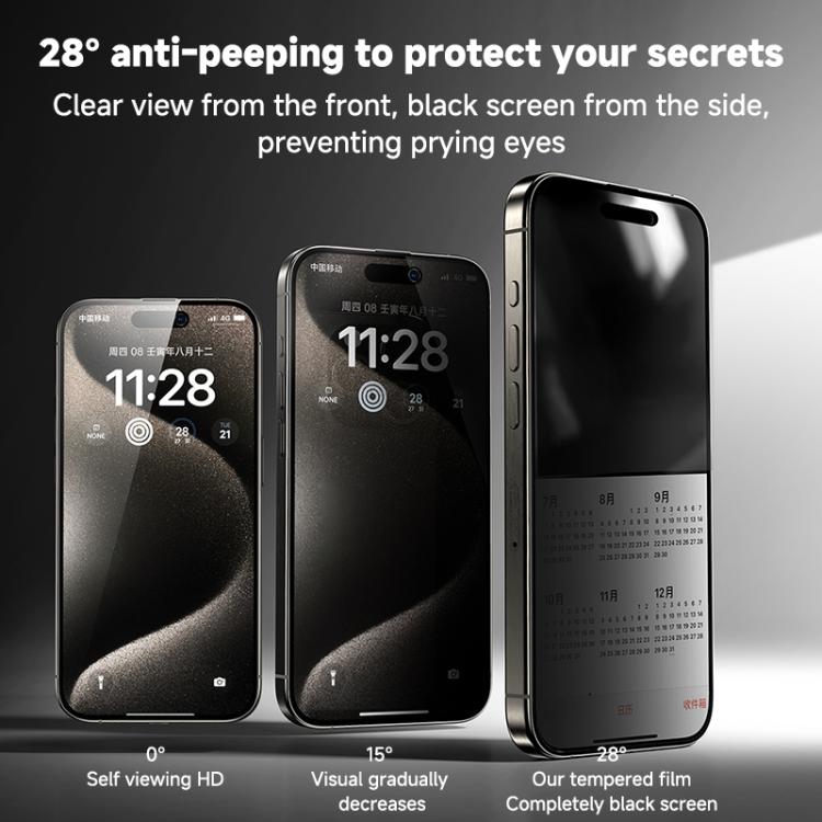 For iPhone 16 Pro Max REMAX Future Ultra-Soft Series WL-03 Privacy Tempered Glass Film - iPhone 16 Pro Max Tempered Glass by REMAX | Online Shopping UK | buy2fix