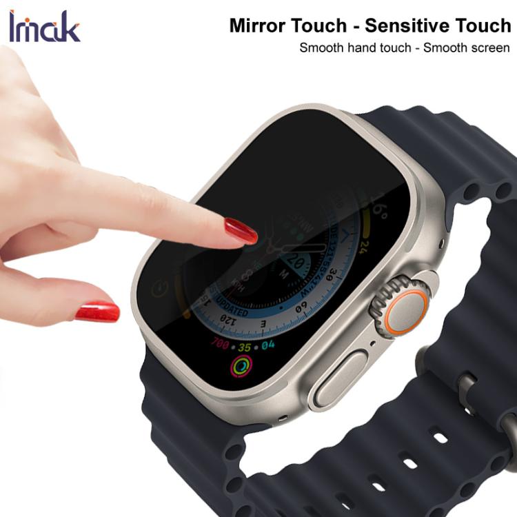 For Apple Watch Ultra 1/2/3 49mm imak HD Full Screen Privacy Tempered Glass Protective Film - Screen Protector by imak | Online Shopping UK | buy2fix