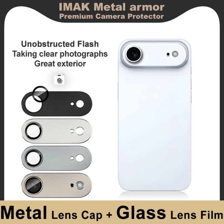 For iPhone Air IMAK Metal Armor Premium Camera Protector Film(Silver) - iPhone Air Tempered Glass by imak | Online Shopping UK | buy2fix