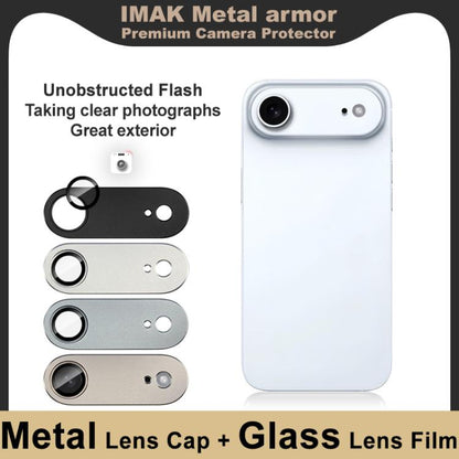For iPhone Air IMAK Metal Armor Premium Camera Protector Film(Silver) - iPhone Air Tempered Glass by imak | Online Shopping UK | buy2fix